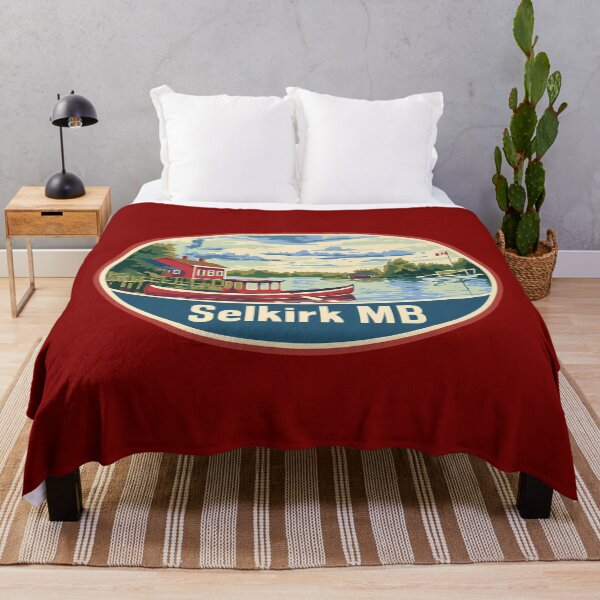 Item preview, Selkirk MB Lake Cabin Vintage Travel Badge, Manitoba Wilderness designed and sold by meganohm.