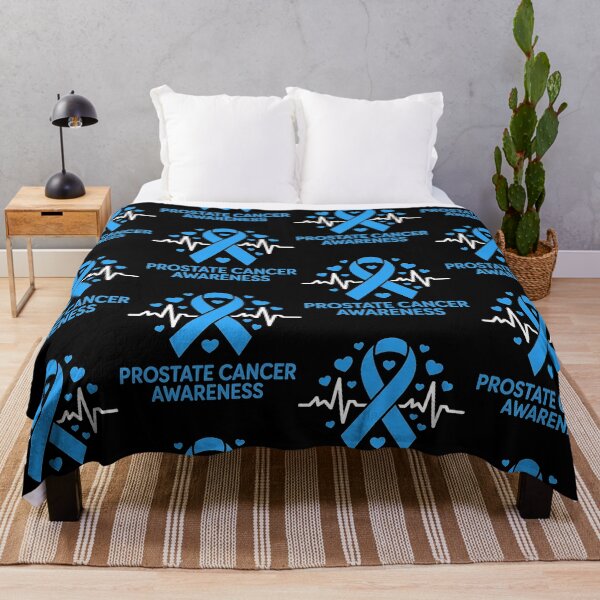 Item preview, Prostate Cancer Awareness Heart Ribbon Blue Support designed and sold by BLZART.