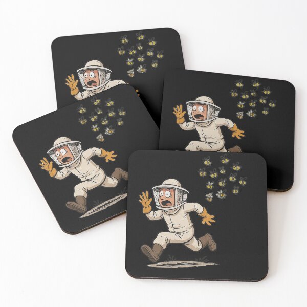 Item preview, Bee Keeper being chased by bees designed and sold by LLdreams.