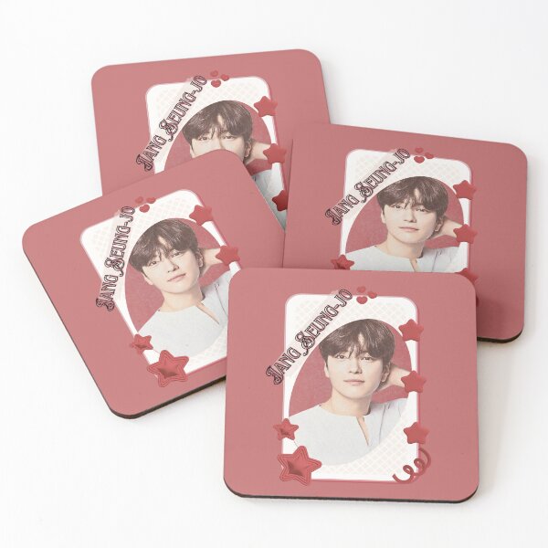 Item preview, Jang Seung-jo Korean Actor Card Red Aesthetic Collage Design designed and sold by AJUNICE STUDIO.
