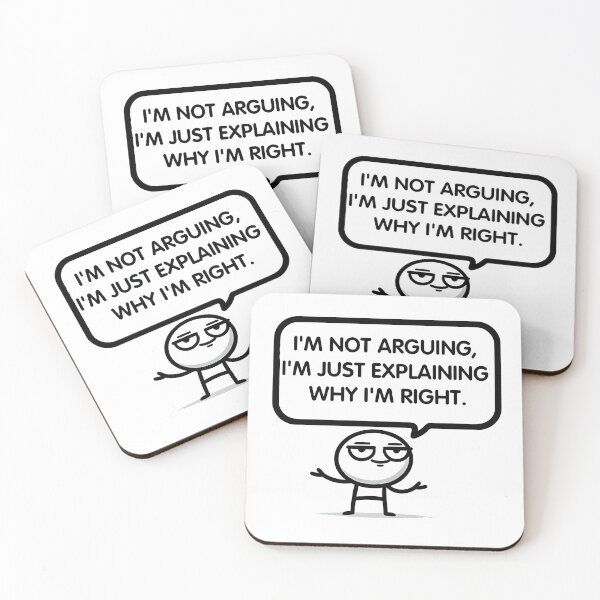 Item preview, Why I'm Right designed and sold by DigiWoosh.