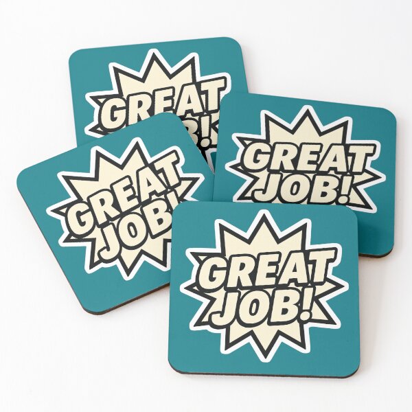 Item preview, Motivational Great Job Positive Encouragement Sticker designed and sold by ArtComixHaven.