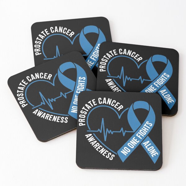 Item preview, Prostate Cancer Awareness Heart Ribbon Blue Support designed and sold by BLZART.
