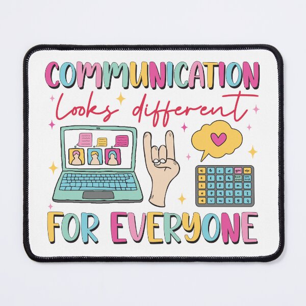 Item preview, Communication Looks Different For Everyone Inclusivity Design Gifts designed and sold by Maniutek.