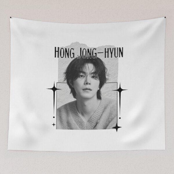 Item preview, Hong Jong-hyun Korean Actor Scrapbook Collage Cozy Y2K Vintage Design designed and sold by HELL0WBELLO.