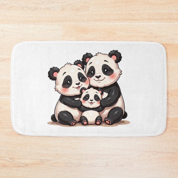 Item preview, Panda Family Hugging in Harmony designed and sold by Woo's Crazy Shop.
