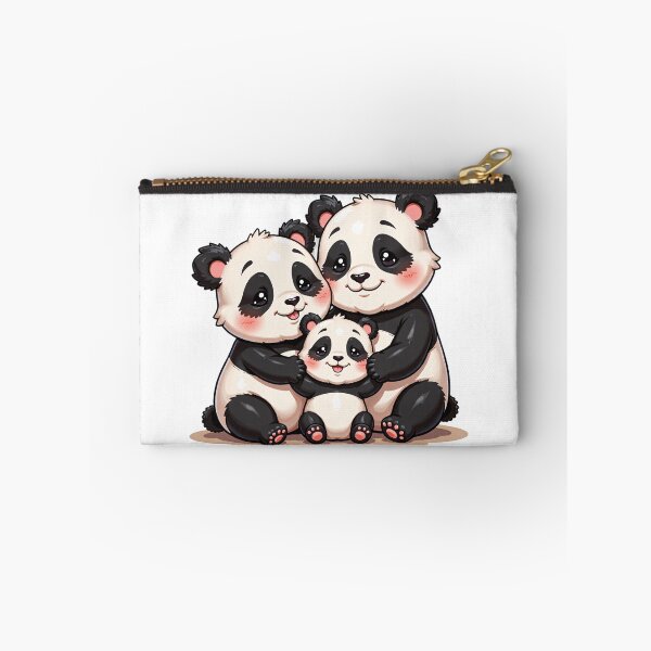 Item preview, Panda Family Hugging in Harmony designed and sold by Woo's Crazy Shop.