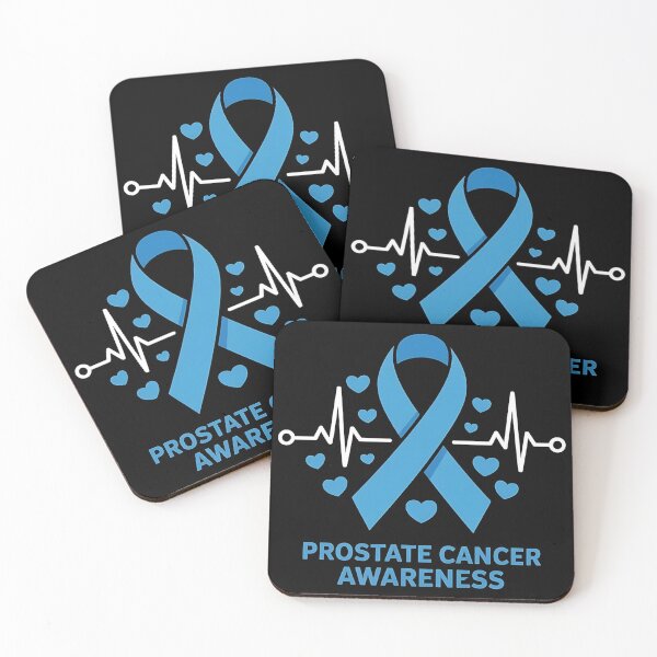 Item preview, Prostate Cancer Awareness Heart Ribbon Blue Support designed and sold by BLZART.