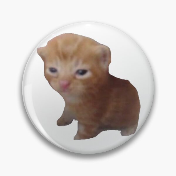 Item preview, low quality kitty meme sticker designed and sold by inainart.