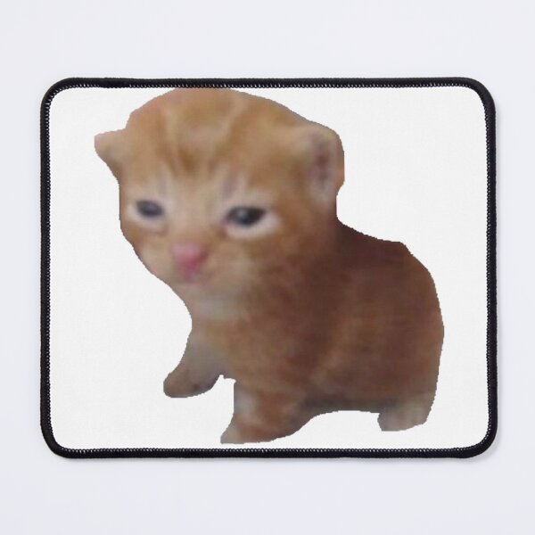 Item preview, low quality kitty meme sticker designed and sold by inainart.