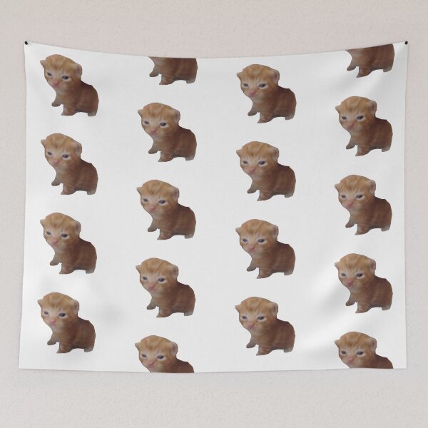 Item preview, low quality kitty meme sticker designed and sold by inainart.