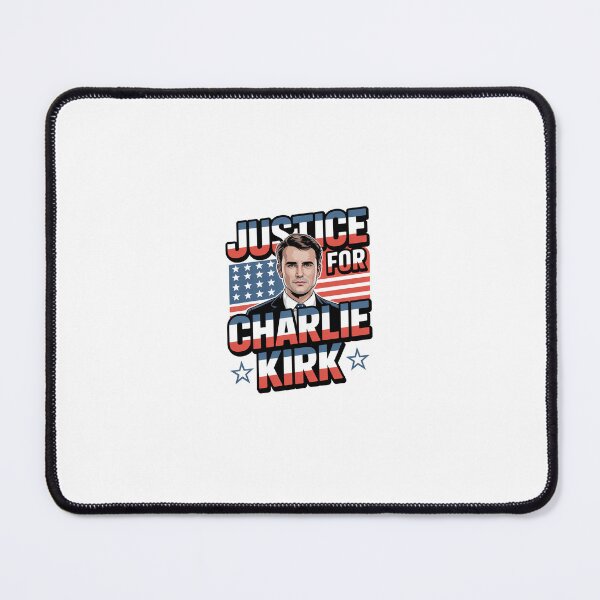 Item preview, Justice for Charlie Kirk – A Voice That Will Never Be Silenced art. designed and sold by Gurjeetpixelart.