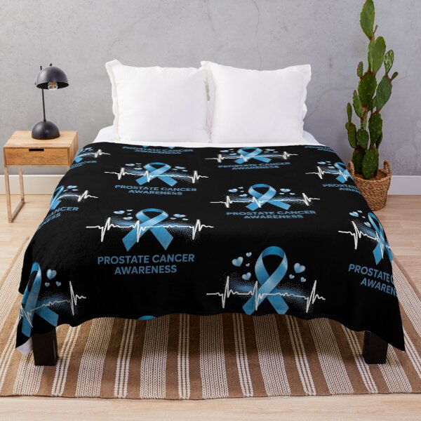 Item preview, Prostate Cancer Awareness Heart Ribbon Blue Support designed and sold by BLZART.