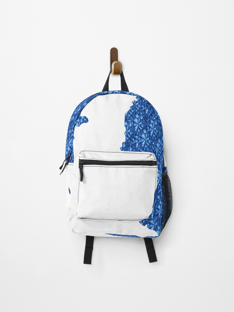 Thumbnail 1 of 3, Backpack, Blue Rhinestone Taiwan designed and sold by TheIconSmith.