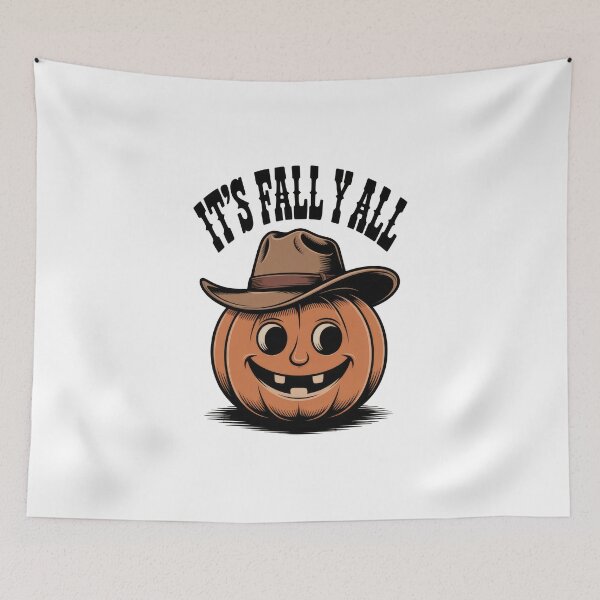 Item preview, It's Fall Y'all Pumpkin designed and sold by Enea Kelo.