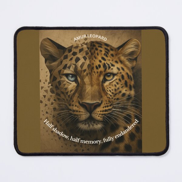 Item preview, Amur Leopard – Geometric Wildlife Art of an Endangered Icon designed and sold by GeoWild Designs.