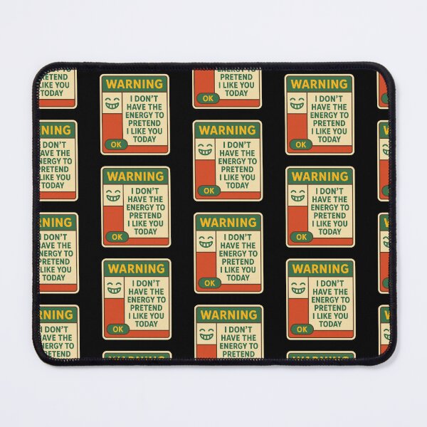 Item preview, Warning Funny Humour Sign Retro Style Sticker designed and sold by ArtComixHaven.