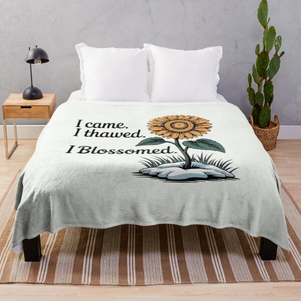 Item preview, I Came. I Thawed. I Blossomed. – Empowering Spring Design designed and sold by Jollys-ArtShop.