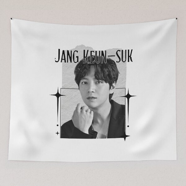 Item preview, Jang Keun-suk Korean Actor Scrapbook Collage Cozy Y2K Vintage Design designed and sold by HELL0WBELLO.