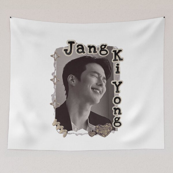 Item preview, Jang Ki-yong Korean Actor Scrapbook Collage Cozy Y2K Vintage Design designed and sold by HELL0WBELLO.