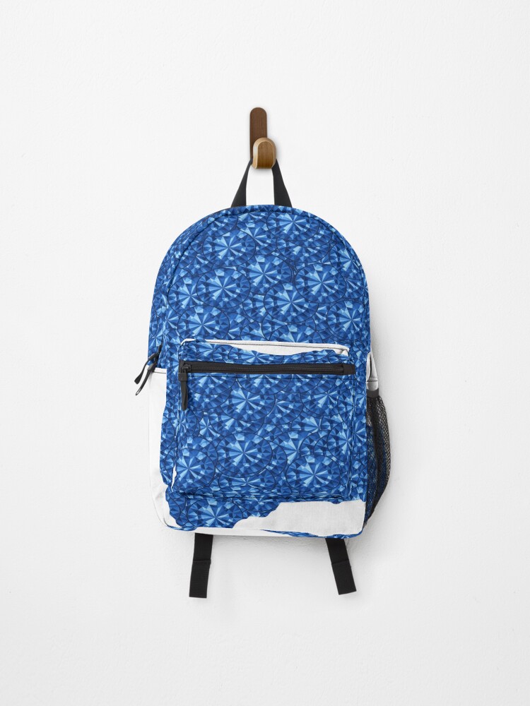 Thumbnail 1 of 3, Backpack, Blue Rhinestone Spain designed and sold by TheIconSmith.