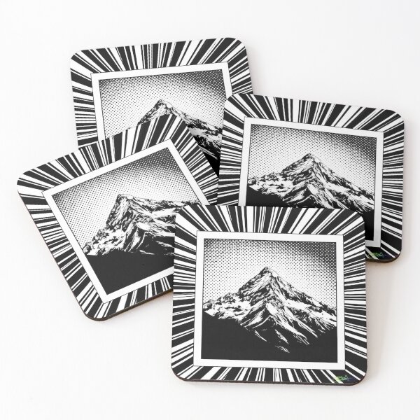 Item preview, Framed Explosion – Comic Energy Mountain - Pop Art Mountain Landscape Love designed and sold by Benito Del Ray.