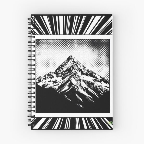 Item preview, Framed Explosion – Comic Energy Mountain - Pop Art Mountain Landscape Love  designed and sold by Benito Del Ray.