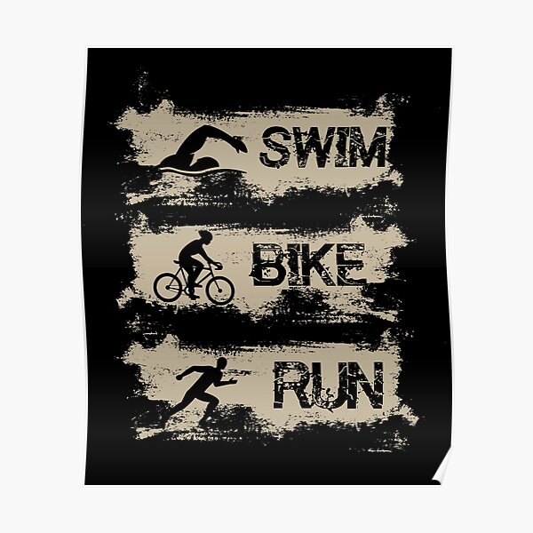 Triathlon Posters Redbubble