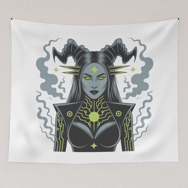 Item preview, Neon Circuit Sorceress designed and sold by Fadi Alyaldani.