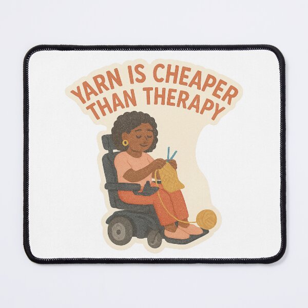 Item preview, Yarn is Cheaper Than Therapy designed and sold by SnugBugz.