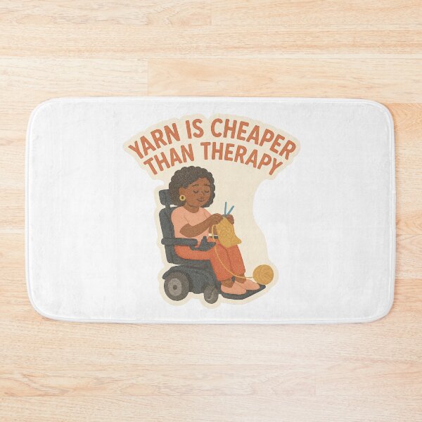 Item preview, Yarn is Cheaper Than Therapy designed and sold by SnugBugz.