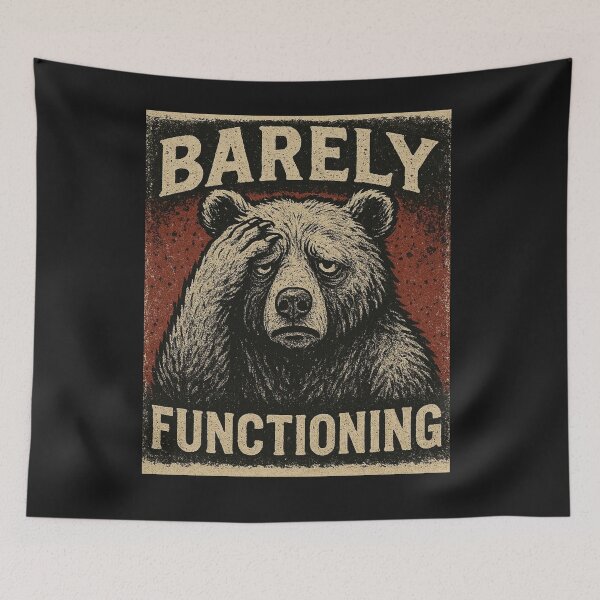 Item preview, Barely Functioning designed and sold by LLdreams.