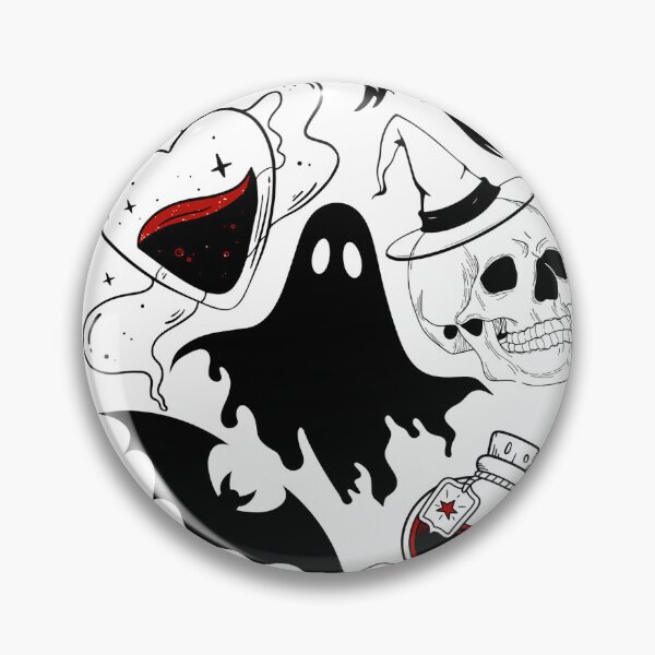 Item preview, Spooky Halloween Witches Cats Ghosts Design designed and sold by eclipsesprints.