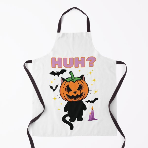 Item preview, Huh Cat Halloween Meme Funny Chonky Cat Pumpkin Gift for Spooky Season designed and sold by MoodInInk.