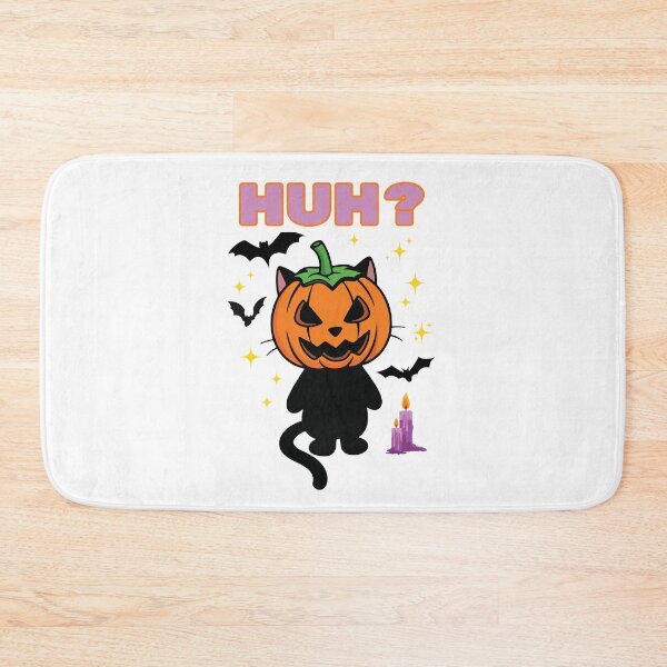 Item preview, Huh Cat Halloween Meme Funny Chonky Cat Pumpkin Gift for Spooky Season designed and sold by MoodInInk.