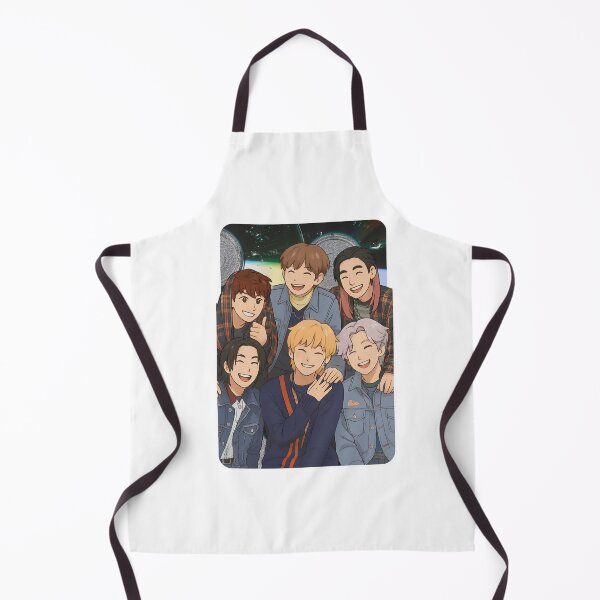 Item preview, Xdinary Heroes Cartoon Illustration Group Members Kpop Collage Design designed and sold by HELL0WBELLO.