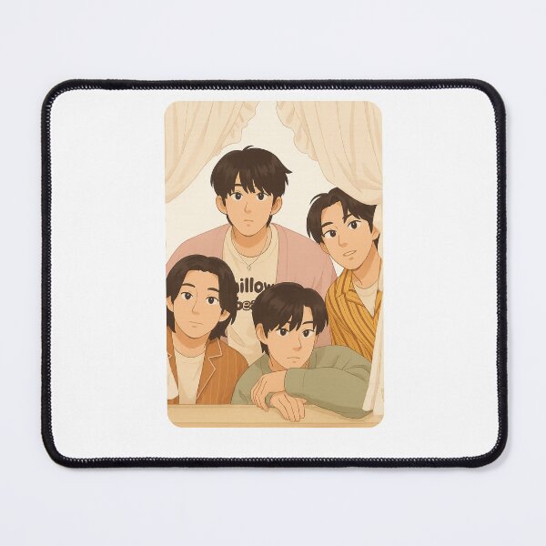 Item preview, DAY6 Cartoon Illustration Group Members Kpop Collage Design designed and sold by HELL0WBELLO.
