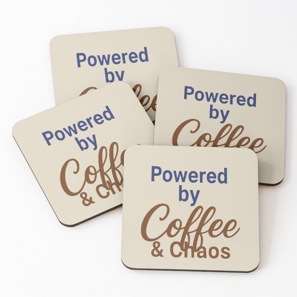 Item preview, Powered by Coffee & Chaos Typography Design designed and sold by PENLEAF DESIGNS.