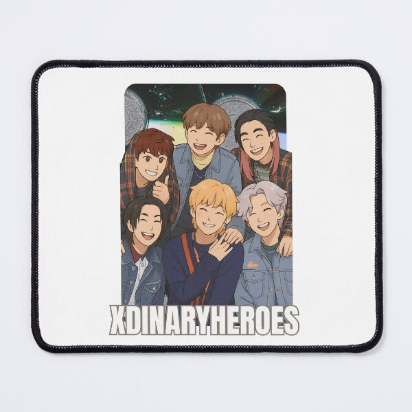Item preview, Xdinary Heroes Name Cartoon Illustration Group Members Kpop Collage Design designed and sold by HELL0WBELLO.