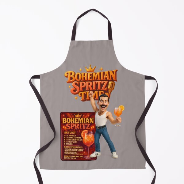Item preview, Bohemian Spritz Time – Retro Cocktail Poster with Rock Legends Flair designed and sold by malero-design.