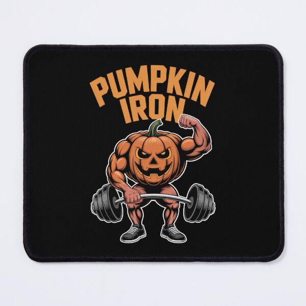 Item preview, Pumpkin Iron Halloween Gym Design designed and sold by Enea Kelo.