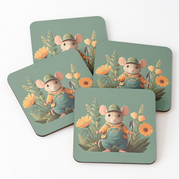 Item preview, Gardener mouse designed and sold by PrintLabStudio.