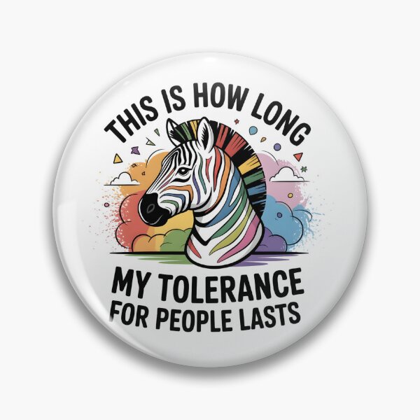 Item preview, This is How Long My Tolerance for People Lasts designed and sold by UrbanHowlz.