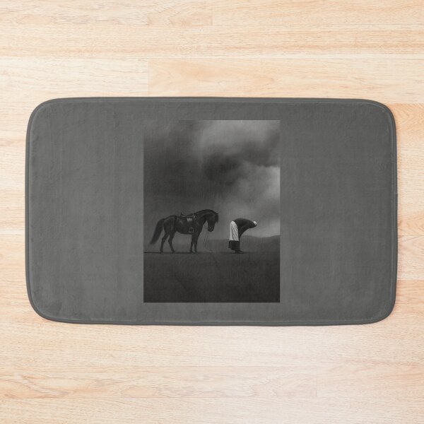 Item preview, The Bow and the Horse – Minimal Monochrome Desert Scene designed and sold by SuccessHunters.