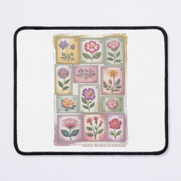 Item preview, Flower Stamp Boho Collage designed and sold by oasisbt.