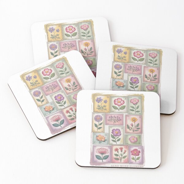 Item preview, Flower Stamp Boho Collage designed and sold by oasisbt.