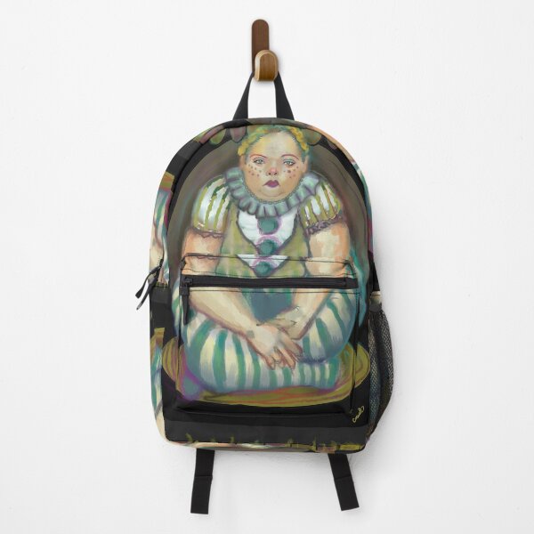 Item preview, Melancholy Circus Clown – Surreal Digital Painting designed and sold by springtempest.