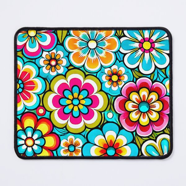 Item preview, Retro Hippy Flowers designed and sold by ViaARTfactory.