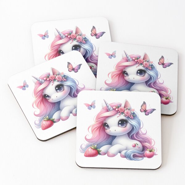 Item preview, Adorable unicornio con mariposas designed and sold by JonysCreativeDesigns.