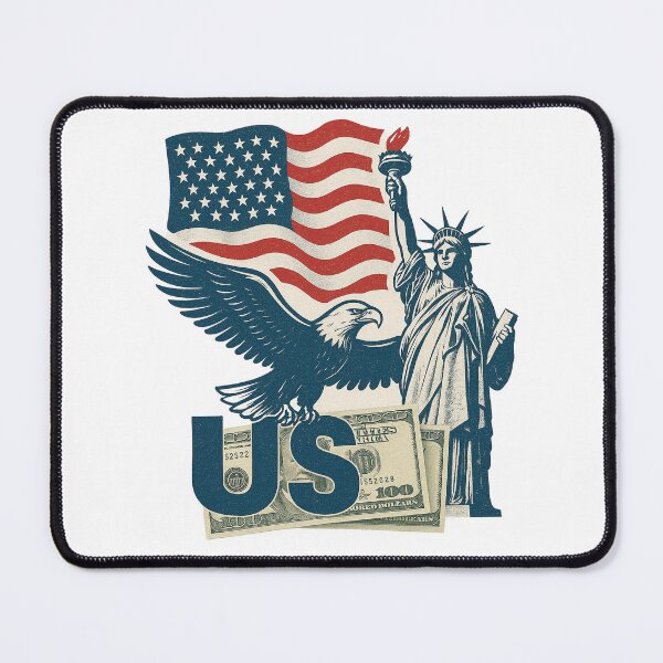 Item preview, Patriotic USA Vintage Design designed and sold by MeixGraphics.